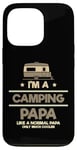 Coque pour iPhone 13 Pro Camping-car glacière Nature Lover Camping Papa Like Normal Papa