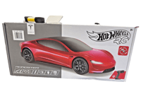 Hot Wheels RC Tesla Roadster Remote Control Car- 1:10 Scale Red