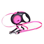 Dog Lead Flexi S 5 m Rosa