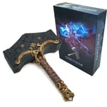 Game God of War Ragnarok Kratos Thorhammer Mjolnir Figure Model Scenes Toys Gift