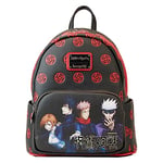 Loungefly Jujutsu Kaisin - Backpack - Jujutsu Kaisen - Amazon Exclusive - Premium Vegan Leather - Gift Idea - Official Merchandise - for Boys, Girls Men and Women - Anime Fans