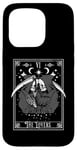 iPhone 15 Pro Vintage Tarot Card The Lovers Grim Reaper Occult Unholy Case