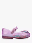 Melissa Kids' Sweet Love Disney Princess The Little Meramid Ballet Flats, Pink/Multi