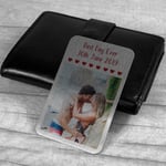 Engagement Valentines Anniversary Gift Husband Wife Personalised Wallet Insert