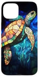 iPhone 15 Plus Creation Sea turtle Ocean art Marine life Aquatic Case