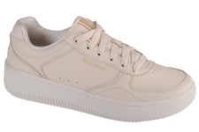 baskets Femme, Skechers Sport Court 2.0 - Core Essential, Beige