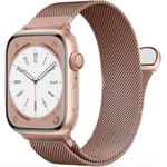 Patented Milanese Loop Compatible with Apple Watch Straps 46mm 38mm 40mm 41mm 42mm 44mm 45mm 49mm for Women Men, Magnetic Bands for iWatch Strap Series 10 9 8 7 6 5 4 3 SE2 SE Ultra2 Ultra