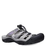 KEEN Women's Newport Closed Toe Slip on Sandals, Drizzle/English Lavender, 5 UK