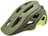 NAKAMURA Kaslo Casque de Cyclisme pour Hommes, Olive Foncé/Vert Lim, L