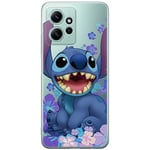 ERT GROUP Coque de téléphone Portable pour Xiaomi REDMI Note 12 4G Original et sous Licence Officielle Disney Motif Stitch 001 Parfaitement adapté à la Forme du téléphone Portable, partiel imprimé