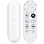 Cyslmuk - Télécommande vocale Bluetooth ir pour Google Chromecast tv 2020 4K Snow G9N9N Télécommande Google de remplacement avec boutons Netflix et