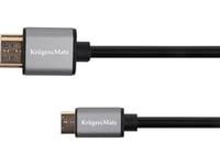 Kruger&Amp Matz Hdmi Mini - Hdmi-Kabel 1,8 M Svart (Km1237)