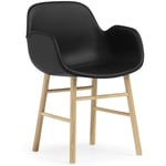 Normann Copenhagen-Form Armstol, Ultra Leather 41599 / Egetræ