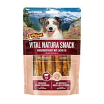 DeliBest Vital Natura Snack Huile de Saumon Sauvage I Omega3 I Friandises à mâcher pour Chiens I pour Tous Les âges I Convient également pour Le Nettoyage des Dents I Friandise Naturelle à mâcher I