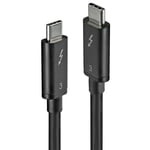 LINDY Thunderbolt-kabel - 24 pin USB-C til 24 pin USB-C - 50 cm