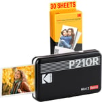 KODAK Pack Mini Imprimante P210 Retro 2 + Cartouche et papier pour 30 photos - I