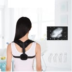 Upper Back Posture Corrector Clavicle Support Belt Slouchin Black Onesie