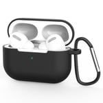 Silikonskal Med Karbinhake Apple AirPods Pro Svart