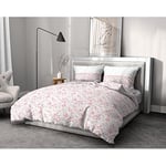 Home Linge Passion | Housse de Couette - 3 Pièces | 100% Coton - 57 Fils | 2 Personnes - 240x260 cm | Parure de Couette Adonis