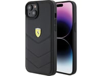 Ferrari Ferrari Fehcp15mrduk Iphone 15 Plus / 14 Plus 6.7" Czarny/Black Hardcase Quilted Metal Logo