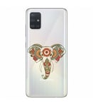 Coque Galaxy S20 PLUS Elephant henne mandala fleur transparent