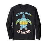 Hilton Head Island Summer Vacay Beach Palm Tree SC Long Sleeve T-Shirt