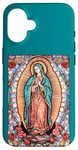 Coque pour iPhone 16 Unique Icon Painting Church Window Mosaic Art Christian Mom