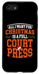 Coque pour iPhone SE (2020) / 7 / 8 Costume de Noël Amour Joueur de Basket-Ball Jeu de