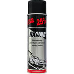 Bombe de peinture - Carrosserie voiture - Racing - Noir mat - 500ml