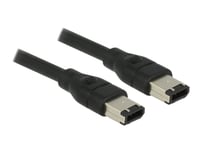 Delock - Ieee 1394-Kabel - 6 Pin Firewire (Hane) Till 6 Pin Firewire (Hane) - 50 Cm - Formpressad