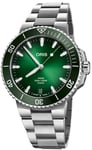 Oris 01 400 7790 4157-07 8 23 02PEB Aquis Grön/Stål Ø43.5 mm