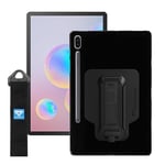 Armor-X Samsung Galaxy Tab S6 10.5 T860 T865 Kuori Shockproof Case Kickstand Hand Strap X-Mount