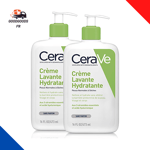 CeraVe Crème Lavante Hydratante 2 X 473Ml 24H Visage & Corps