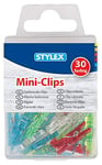 Stylex 24435 Lot de 30 mini pinces à linge en plastique 25 x 5 x 6 mm