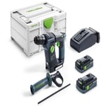 Perforateur SDS+ sans-fil BHC 18 HPC 4,0 I-Plus 18 V + 2 batteries 4Ah + chargeur + coffret Systainer - FESTOOL - 576513