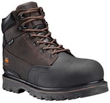 Timberland PRO Rigmaster XT Steel Toe WP Botte de travail pour homme, 15,2 cm, en cuir tumbled marron, 10 M US, Cuir marron moucheté, 44 EU