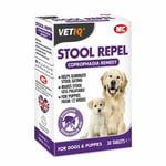 Vetiq Stool Repel Aid Coprophagia Stop Deter Poo Eating Dogs Puppy, 30 Tablets