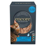 Encore 100% Natural Wet Cat Food, Fish Selection in Broth 50g Pouch (20 x 50g Pouches)