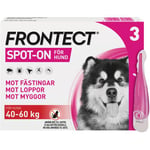 Frontect Spot-on 40-60 kg Spot-on, lösning Fipronil, kombinationer 3 x 4 milliliter