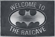 Batman Enter The Batcave Door Mat black grey