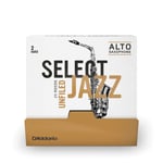 DADDARIO WOODWINDS, RRS01ASX2H-B25, Rörblad Select Jazz Un-Filed Alt-sax 25-p. 2H Sealed