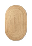 Eternal Oval Jute Rug Small - Natural