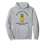 Morning Pineapple Looking Very Good Very Nice Viral Pullover Hoodie