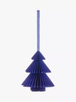 John Lewis Jolly General Store Paper Tree Decoration, Navy