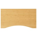 Bordplade til skrivebord 100x60x4 cm bambus