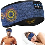 MUSICOZY Sleep Headphones,Wireless Bluetooth Headband Headphones for Sleeping & Sport with Thin Speakers,Soft Music Headband Earphones Tech Gifts for Men Women Teens Yoga Workout Fitness Relax Travel