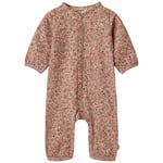 Wheat GOTS Felizia Blommig Bodysuit Rose Flower Meadow | Rosa | 92 cm