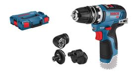 Bosch Skruvdragare GSR 12V-35 FC utan batteri och laddare med 4st chuckar