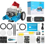 Makeblock mBot Robot Programmable Jouet STEM Robotique Voiture avec Dongle Compatible avec Programmation Scratch/Arduino, Robot Éducatif STEM Contrôle par Télécommande Cadeaux pour Enfant 8 Ans+