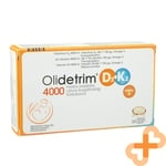 OLIDETRIM Vitamin D3 4000 IU + K2 Omega-3 Bones Brain Supplement 30 Capsules